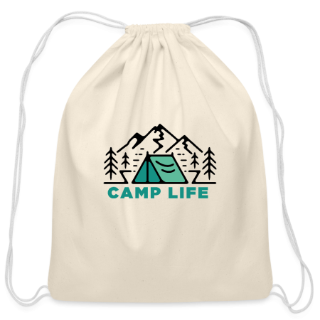 Camp Life Cotton Drawstring Bag