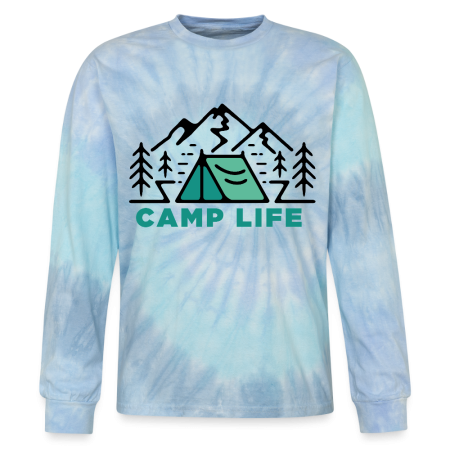 Camp Life Tie Dye Long Sleeve T-shirt