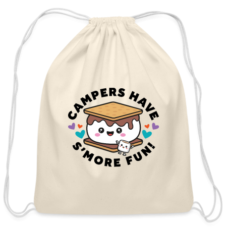 S'more Fun Cotton Drawstring Bag