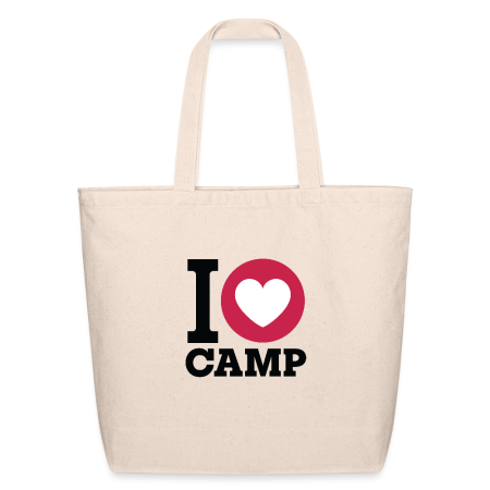 I Heart Camp Eco-Friendly Cotton Tote