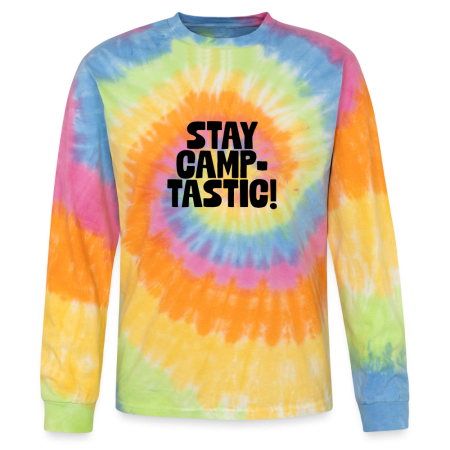 Stay Camptastic Tie Dye Long Sleeve T-shirt