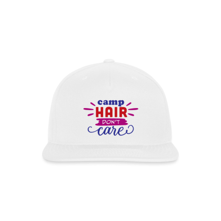 Camp Hair Snapback Baseball Cap
